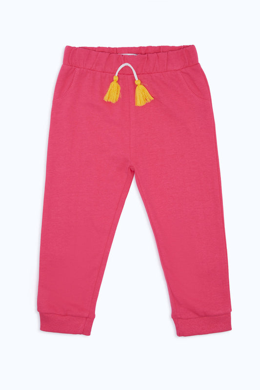 Redtag-Girls-Fuchsia-Solid-Active-Track-Pant-Category:Joggers,-Colour:Fuchsia,-Deals:New-In,-Filter:Infant-Girls-(3-to-24-Mths),-H1:KWR,-H2:ING,-H3:SPW,-H4:ATP,-ING-Joggers,-New-In-ING-APL,-Non-Sale,-S23C,-Season:S23C,-Section:Girls-(0-to-14Yrs)-Infant-Girls-3 to 24 Months