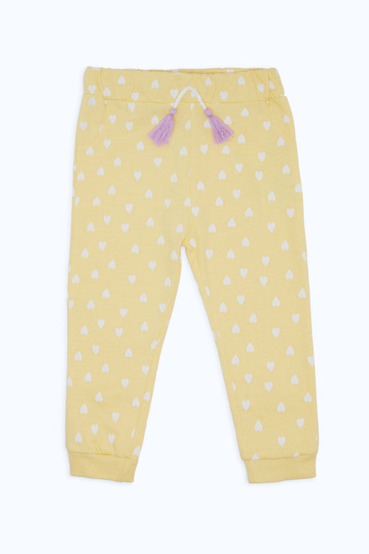 Redtag-Girls-Yellow-Aop-Active-Track-Pant-Category:Joggers,-Colour:Yellow,-Deals:New-In,-Filter:Infant-Girls-(3-to-24-Mths),-H1:KWR,-H2:ING,-H3:SPW,-H4:ATP,-ING-Joggers,-New-In-ING-APL,-Non-Sale,-S23C,-Season:S23C,-Section:Girls-(0-to-14Yrs)-Infant-Girls-3 to 24 Months