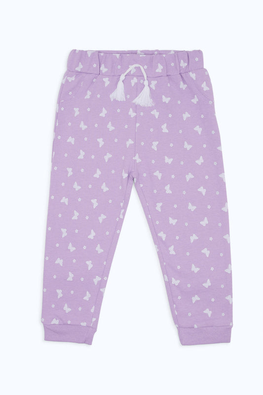 Redtag-Girls-Lilac-Aop-Active-Track-Pant-Category:Joggers,-Colour:Lilac,-Deals:New-In,-Filter:Infant-Girls-(3-to-24-Mths),-H1:KWR,-H2:ING,-H3:SPW,-H4:ATP,-ING-Joggers,-New-In-ING-APL,-Non-Sale,-S23C,-Season:S23C,-Section:Girls-(0-to-14Yrs)-Infant-Girls-3 to 24 Months