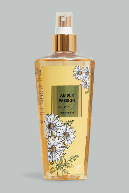 Amber Passion Glam Body Mist For Women (250ml)